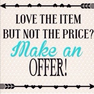 Make an offer! ☺️